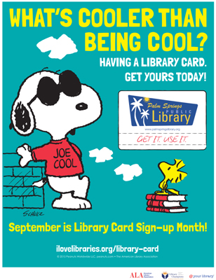 Snoopy Library Card Month