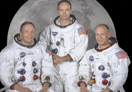 Neil Armstrong, Michael Collins and Buzz Aldrin