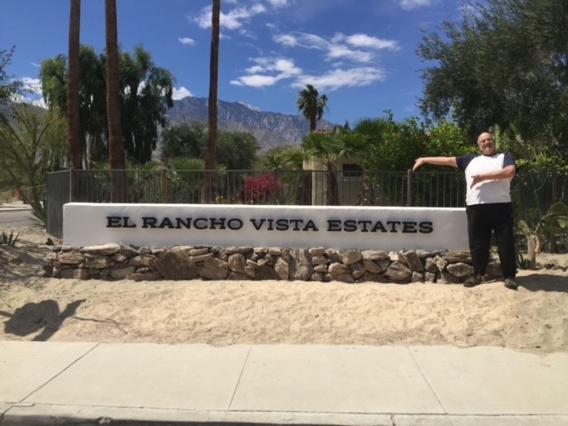 Jim Gross - El Ranch Vista Estate Sign