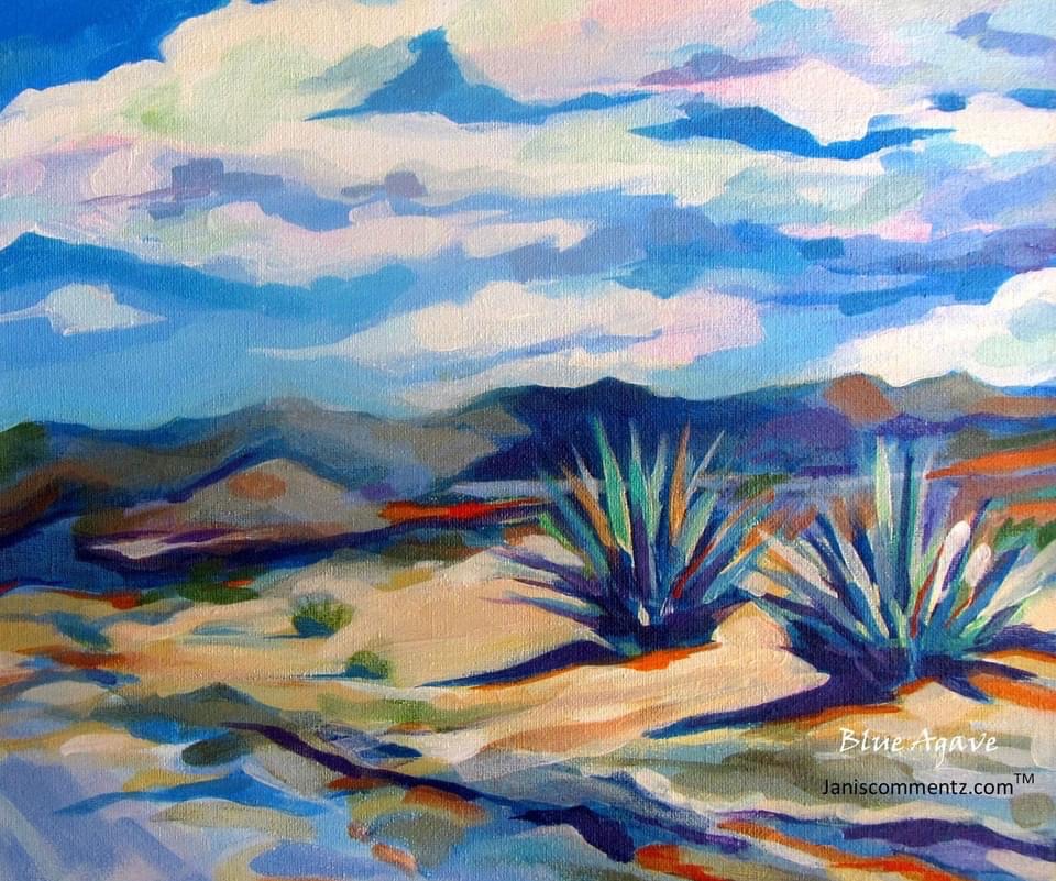 Desert Landscape by  Janis Commentz