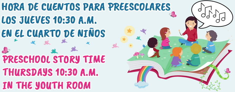 Preschool Story Time Hora de Cuentos para Preescolares