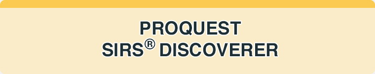 ProQuest SIRS Discoverer