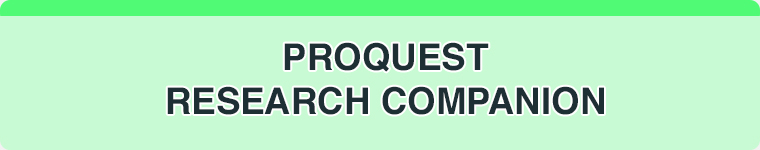 Proquest Research Companion