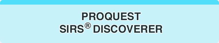 Proquest SIRS Discoverer