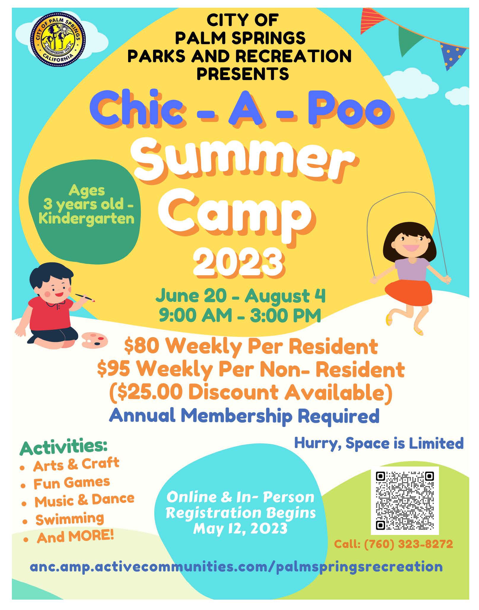 Camp Chic-A-Poo Flyer 2023english version