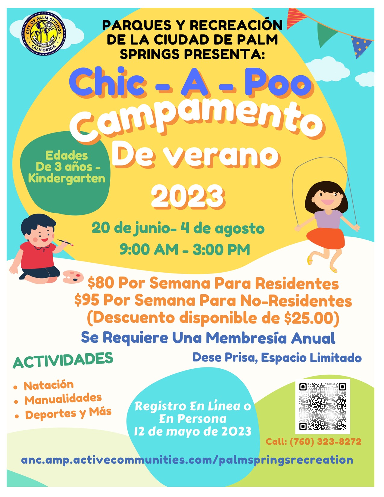 Camp Chic- A-Poo Flyer 2023 Spanish