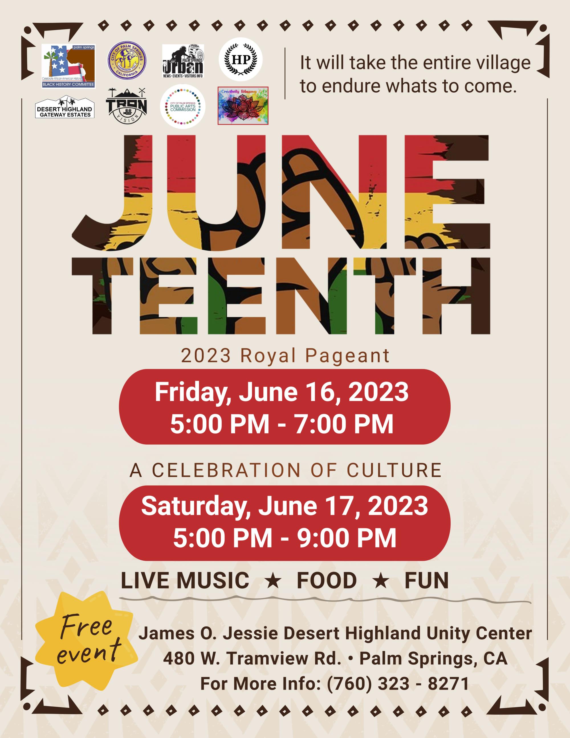 Juneteenth flyer 2023