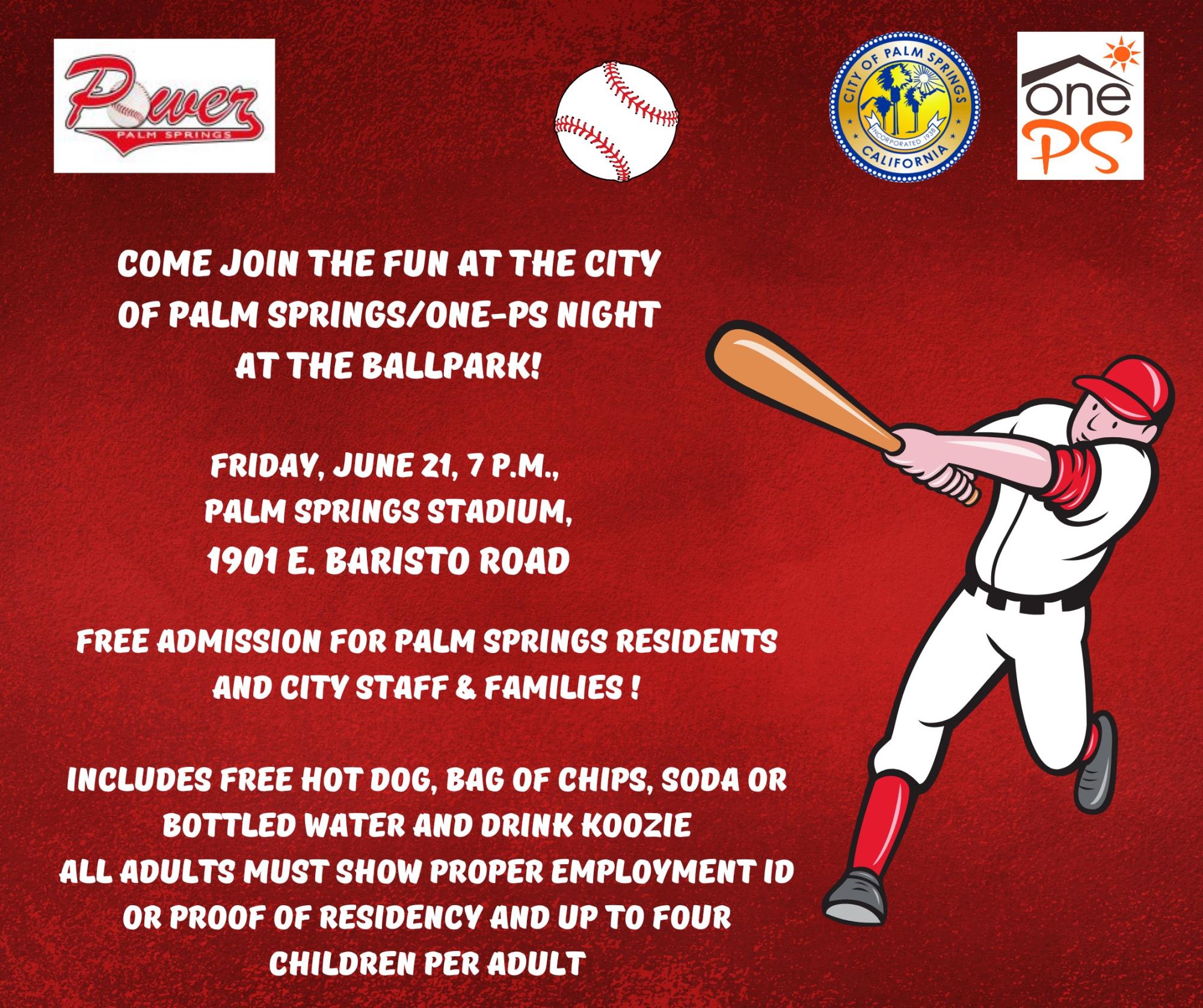 City and ONE-PS Night at Palm Springs Power Game(1)